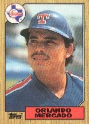 1987 Topps Baseball Cards      514     Orlando Mercado